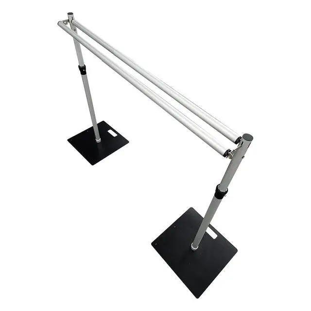 Alt view image 6 of 7 - 9" Double Crossbar Hanger Backdrop Hanger Crossbar Valance Hangers for Pipe and Drape Backdrop Stand Kit(9" Hanger, 2 Pack)