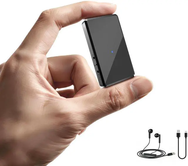 Main image of Mini Voice Recorder - Crystal Clear Audio Recording Device with AI Triple Noise Reduction, One-Key Voice Activated Recorder for Meetings, Lectures and Interviews, Type-C(Black