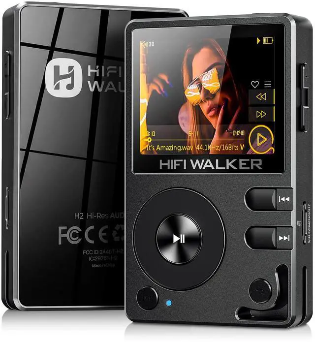 Main image of H2 HiFi MP3 Player with Bluetooth, Lossless DSD DAC FLAC, High Resolution Music Player, Portable Audio Player with 128GB Memory, Supports up to 512GB