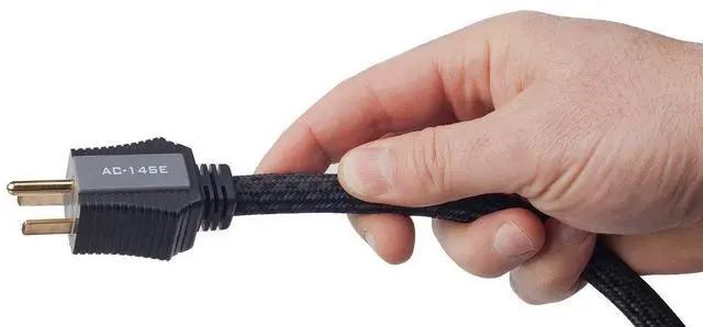 Alt view image 4 of 6 - AC-14SE MKII Audiophile Signature Power Cable Cord Upgrade for Audio, Video and Electronic Gear 1 Meter