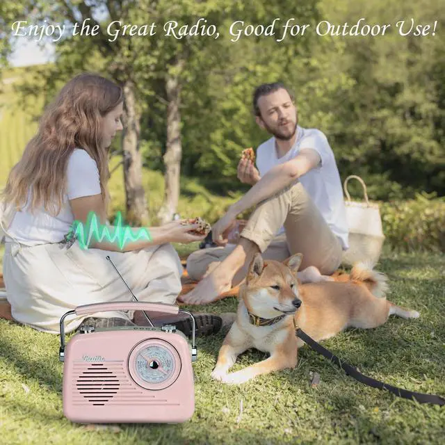 Alt view image 4 of 7 - D-216 Portable AM FM SW Retro Radio,Bluetooth Speaker,Plug-in Wall Powered | Senior friendly easy-use radio for gifting.Great reception,pair devices via Bluetooth,USB & TF playback indoor,outdoor use