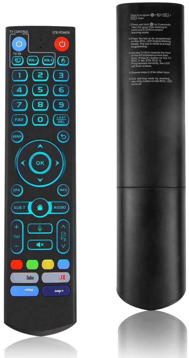 Main image of New Backlight V5 Pro Voice Remote Control, Compatible with vSeeBox V1/V2,V5/V1/V2/V3 Pro,V3 Plus,V1 Max,Elite,Max Smart Bluetooth Voice Remote Control
