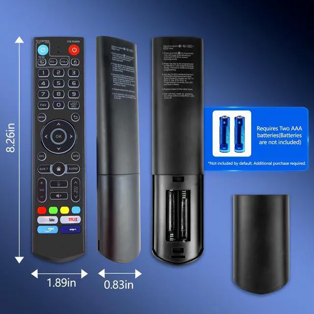 Alt view image 4 of 7 - New Backlight V5 Pro Voice Remote Control, Compatible with vSeeBox V1/V2,V5/V1/V2/V3 Pro,V3 Plus,V1 Max,Elite,Max Smart Bluetooth Voice Remote Control