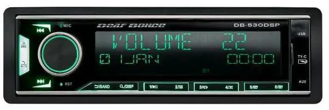 Main image of DB-530DSP Car Stereo Head Unit 8 RCA Outputs, DSP, Mobile App Control