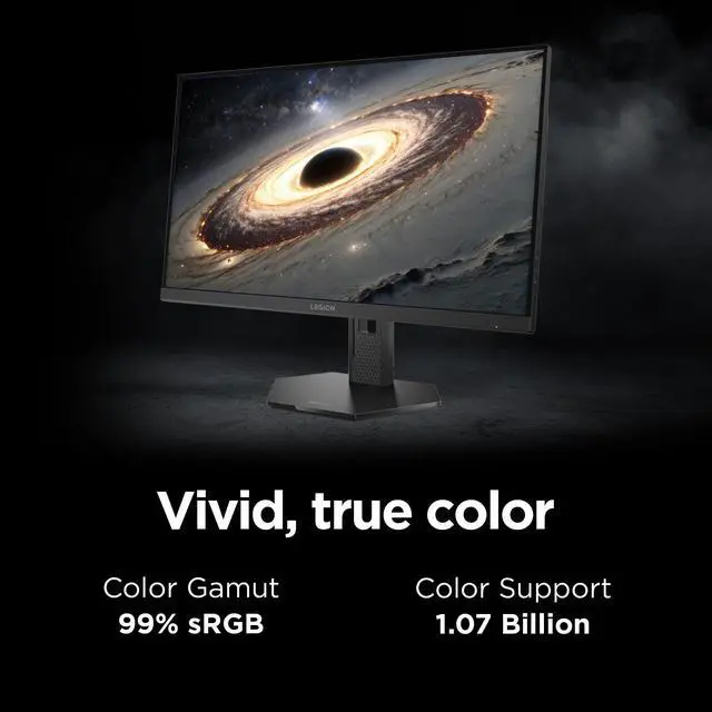 Alt view image 6 of 7 - Legion 27QD-10 Gaming Monitor - 27" QHD IPS Display - 240Hz Refresh Rate - 0.5 ms MPRT - 99% sRGB - AMD FreeSync Premium - Ergonomic Stand