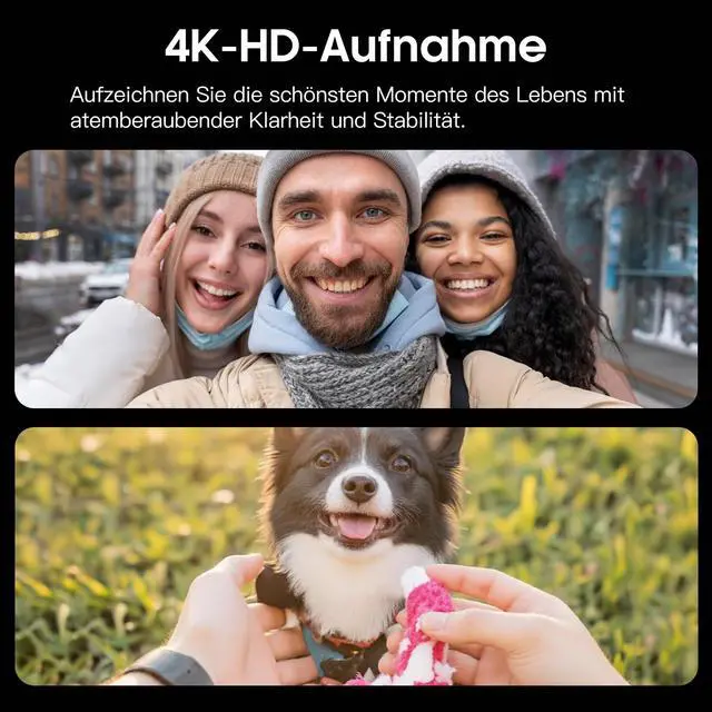 Alt view image 4 of 6 - AI Smart Camera Glasses for Men Women, 4K Photography,1080P HD Video Recording,Real-Time Translation, Open-Ear Audio,Voice Assistant, Lightweight