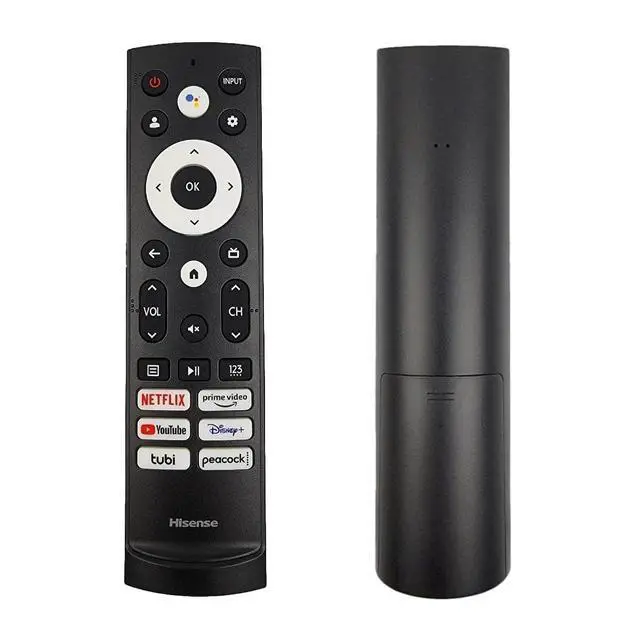 Alt view image 2 of 7 - OEM Replacement Remote Control for All Hisense UHD 4K ULED Smart Google TVs with Voice Control 43A6H 50A6H 55A6H 65A6H 75A6H 50U6H 55U6H 65U6H 75U6H75U8H (Netflix/Prime/YouTube/Disney+/Tubi/Peacock)