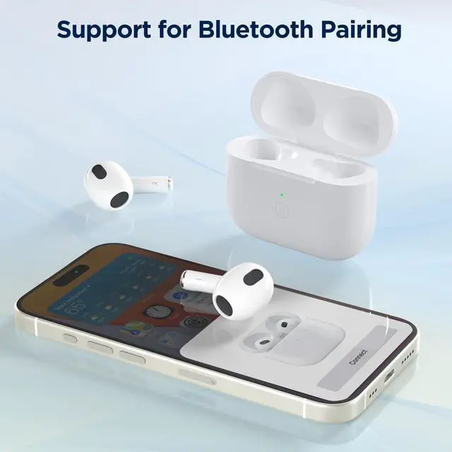 Alt view image 5 of 7 - Replacement Charge Case for AirPod 3rd Generation Charging Case, Wireless Airpod Charging Cases Only with Bluetooth Pairing Sync Button, Replacement Airpod 3rd Generation(Not Pro 3)
