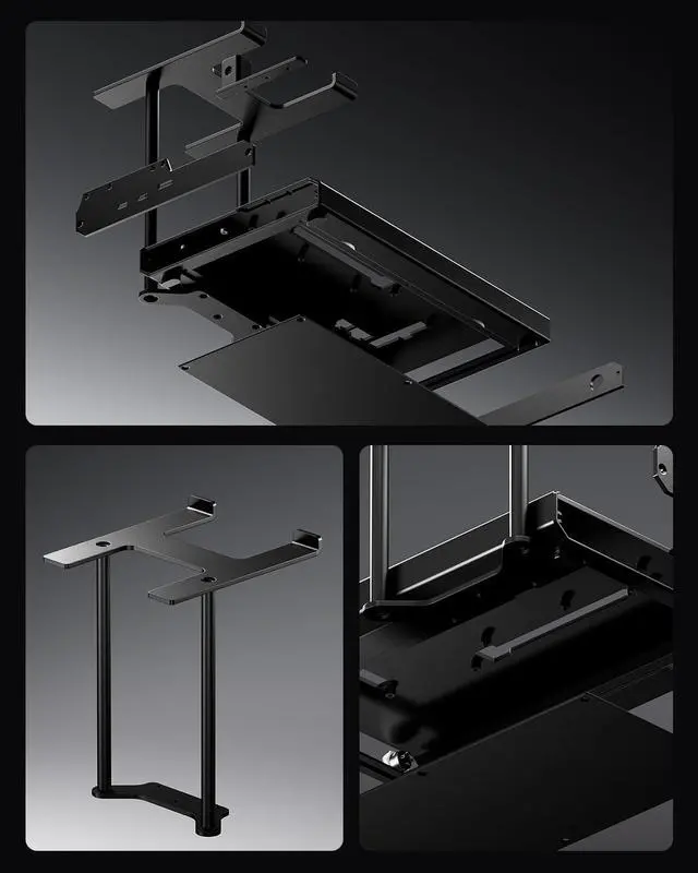 Alt view image 7 of 7 - EG02 External GPU Docking Station, Dual Thunderbolt 5 + OCuLink(PCIe4.0x4), Support ATX/SFX Power Supply, Supports Mainstream NVIDIA and AMD Graphics Cards