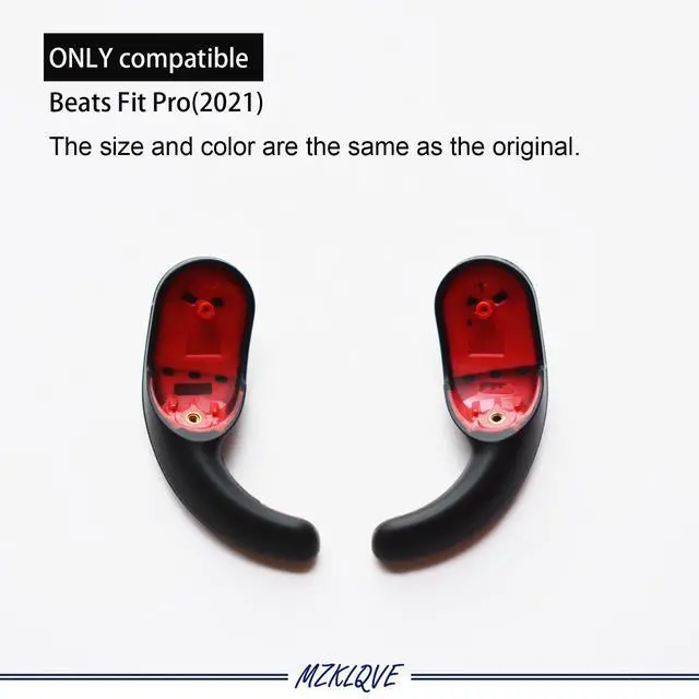 Alt view image 3 of 4 - 1 Pair Fit Pro Ear Hooks, Replacement for Beats Fit Pro True Wireless Headphones (Left & Right) (Black)