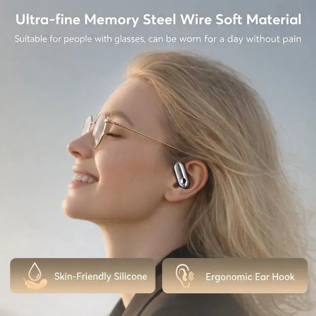 Alt view image 2 of 7 - 168 Languages AI Translation Earbuds, Bluetooth 6.1 Headphones Translator, 4-in-1 Smart Mode Touch Screen Real-Time Earphones Fit for Travel Business Learning