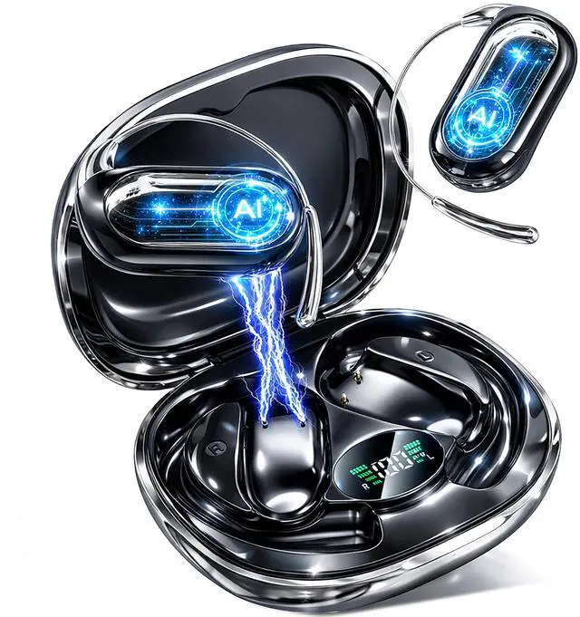 Main image of 168 Languages AI Translation Earbuds, Bluetooth 6.1 Headphones Translator, 4-in-1 Smart Mode Touch Screen Real-Time Earphones Fit for Travel Business Learning