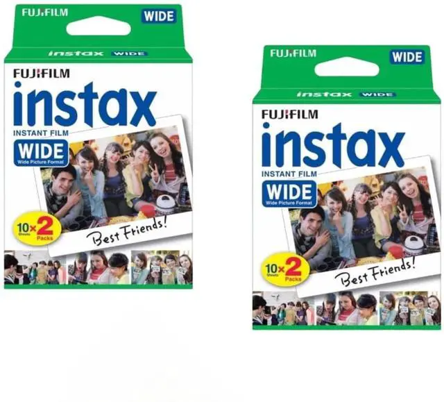 Main image of Instax Wide Instant Film Twin Pack - 2 Wide Pack (40 Sheets)