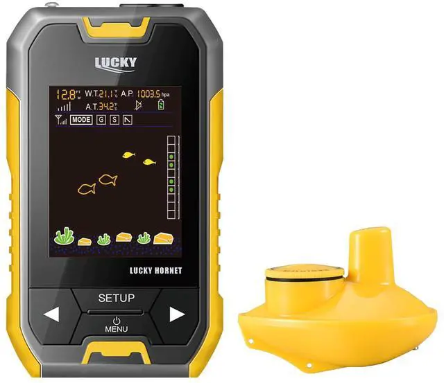 Main image of Kayak Portable Fish Depth Finder for Boats and Bank | Wireless Handheld Fish Finders with Transducer Castable Fishing Sonar for Pole Freshwater Saltwater Fishing