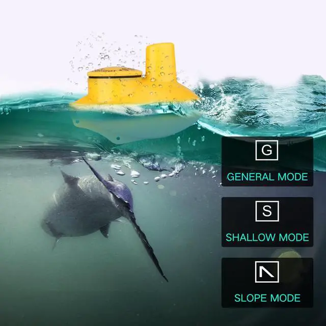 Alt view image 3 of 7 - Kayak Portable Fish Depth Finder for Boats and Bank | Wireless Handheld Fish Finders with Transducer Castable Fishing Sonar for Pole Freshwater Saltwater Fishing