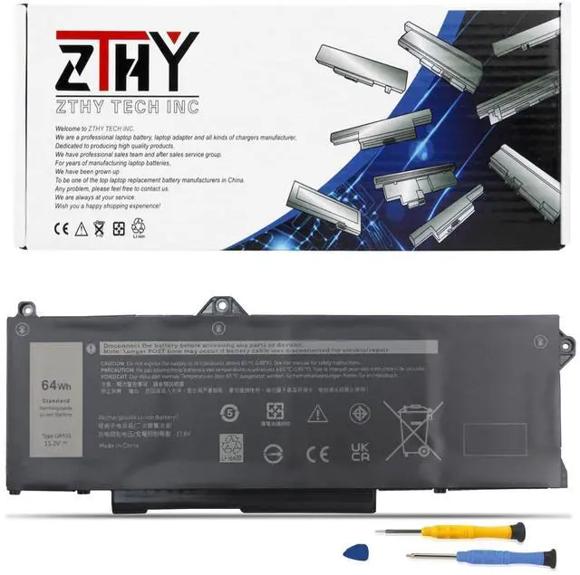 Main image of 64Wh GRT01 Laptop Battery Replacement for Dell Latitude 5421 5431 5521 5531 | Precision 3470 3561 3571 3581 3591 Mobile Workstation Alienware m17 R5 AMD Gaming Battery 00P3TJ 0P3TJ 0R05P0 05RGW 4-Cell