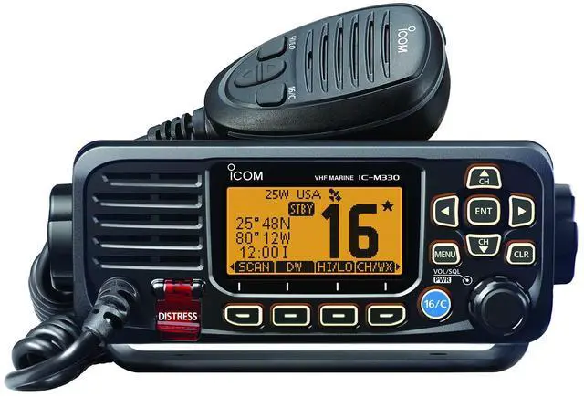 Main image of IC-M330 Ultra Compact VHF Marine Transceiver Without GPS - Black