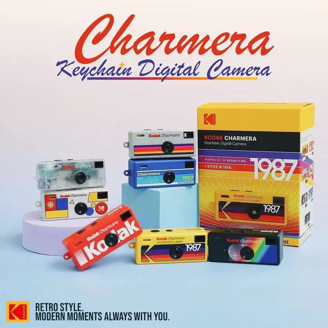 Alt view image 2 of 7 - Charmera Key Chain Digital Camera Bundle | 32GB Memory Card, Storage Case, (4 items)