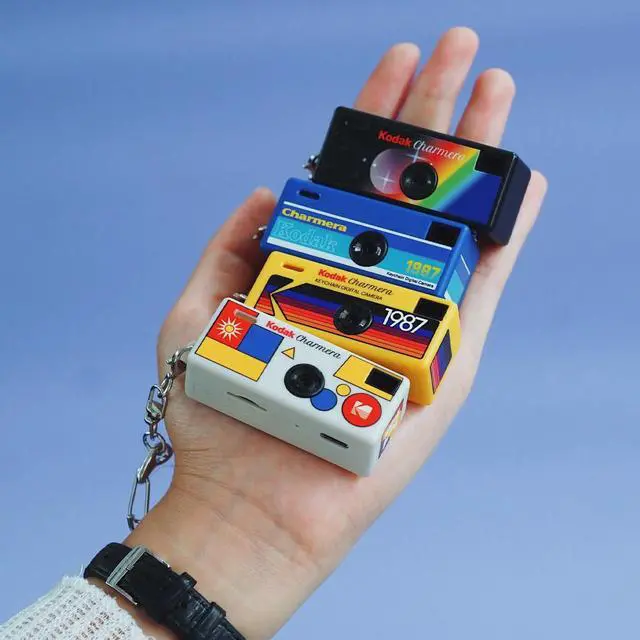 Alt view image 7 of 7 - Charmera Key Chain Digital Camera Bundle | 32GB Memory Card, Storage Case, (4 items)