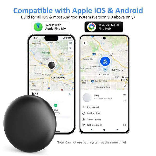 Alt view image 2 of 7 - Tracker Tag, Bluetooth Item Finder, Compatible with Both iOS & Android | Works with Find My & Find Hub Apps, for Keys, Wallet, Luggage, Pets, 4-Pack