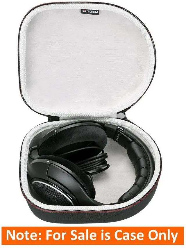 Alt view image 6 of 6 - Case for Sennheiser HD 599 SE/600/280 Pro/599/490 PRO/620S Headphone Gray | Hard Carrying Travel Case for Sennheiser Headphone