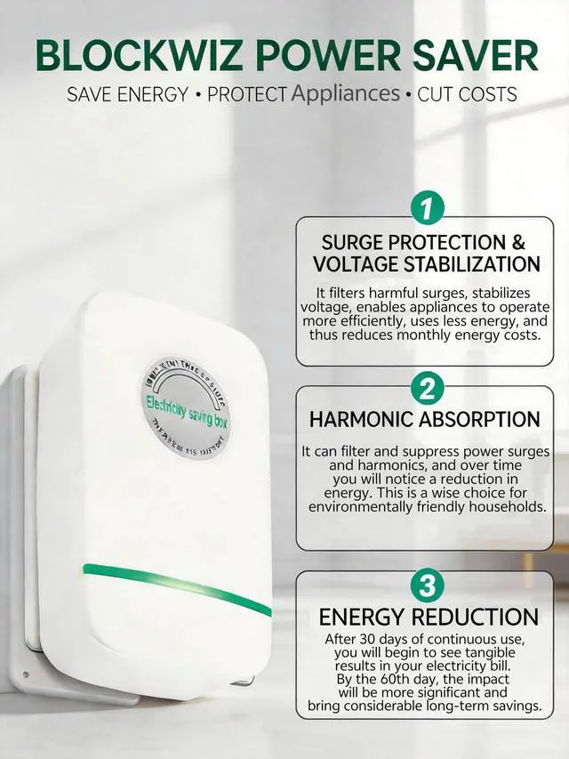 Alt view image 2 of 6 - New Stopwatt SmartPlug Device 2.0, Stop Watt Device Plug-in for Home & Office US Plug 90V-250V 30KW 4 Pack