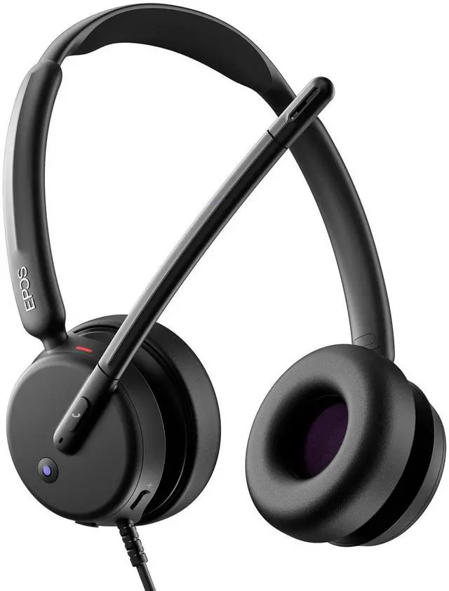 Main image of Impact 460T Binaural On-Ear USB C and USB A Wired Headset with Dual Noise-Canceling Mics, Microsoft Teams Certified, Plug-and-Play, Ideal for Office, Remote Work, Zoom & Business Calls