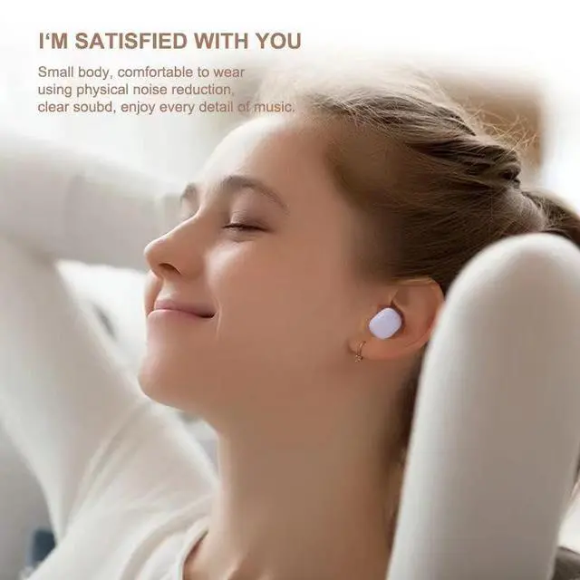 Alt view image 3 of 7 - Kids Wireless Earbuds, Cute Color Ear Buds for Kids & Women, 2.5g Ultra-Light, Coin-Sized Charging Case, Bluetooth 5.4 Earphones for Workout &Outdoor, Laptop Pad Phones Compatible, Purple