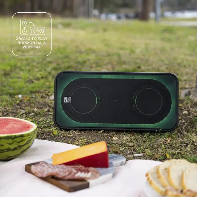 Alt view image 5 of 7 - Portable Bluetooth Speaker, 180W RMS, Deep Bass Subwoofer
