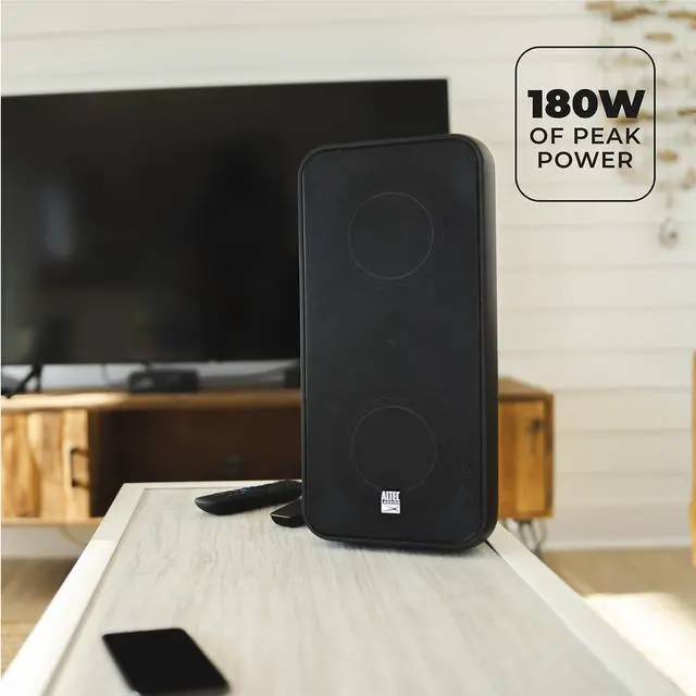 Alt view image 7 of 7 - Portable Bluetooth Speaker, 180W RMS, Deep Bass Subwoofer