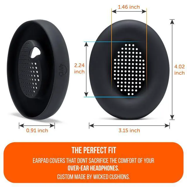 Alt view image 5 of 7 - SweatZ XM4 - Patented Protective Earpad Sweat Covers for Sony WH1000XM4 by | Silicone Ear Covers for Sony WH-1000XM4 Headphones | Sweatproof & Easily Washable | Black