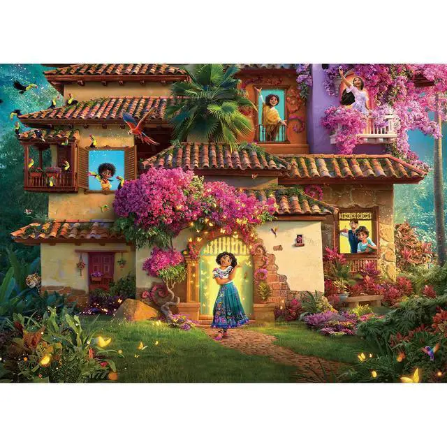 Main image of 7x5FT Magic House Backdrop,Magic Movie Background Magical House Banner Party Decor Cartoon Theme Birthday Party Backdrop Supplies for Girls