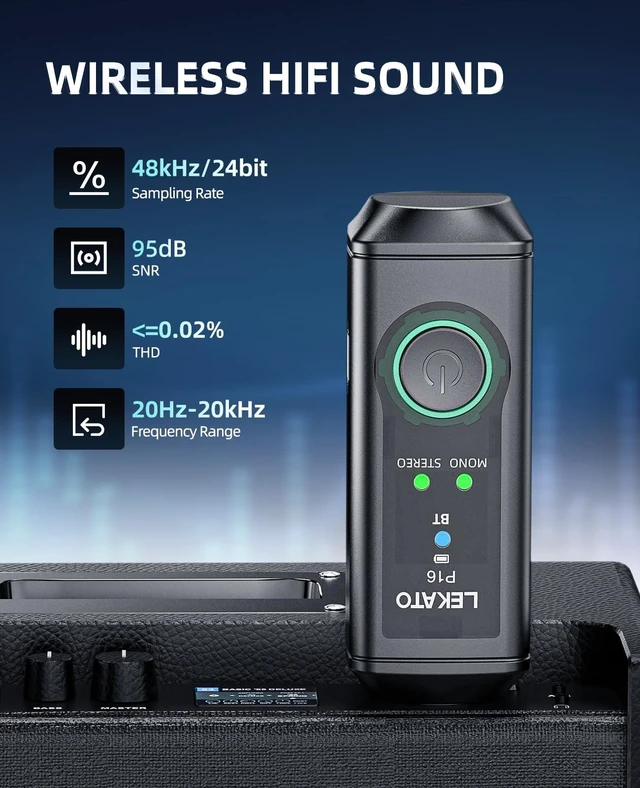 Alt view image 2 of 7 - XLR Bluetooth Receiver, BT 5.3, 48kHz/24bit, Wireless Bluetooth Adapter for Mixing Console Desk, Audio Mixers, PA Speakers, DJ Systems, 165ft Range, 15H Battery Life (1 Pack for Mono)
