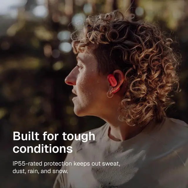 Alt view image 3 of 7 - Spark Open Ear Sport Headphones, Bluetooth Earbuds, Black | Lightweight, All Day Comfort, IP55 Sweat&Waterproof, Up to 36H Battery, Head Gesture Control, for Training and Daily Activity