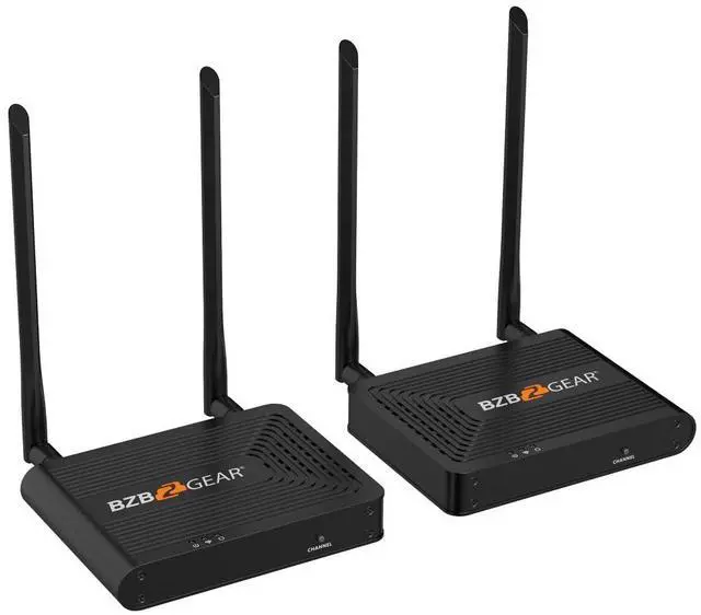 Alt view image 2 of 7 - BZBGEAR 4K 60Hz UHD HDMI 2.0 Wireless Receiver/Trasmitter Extender Kit up to 164ft BG-AIR4KAST