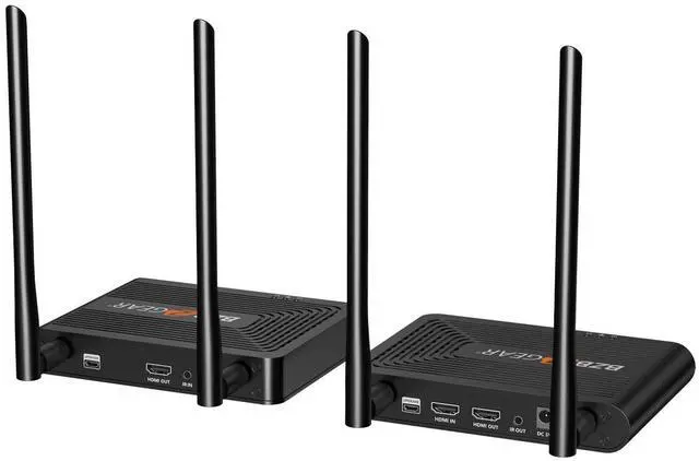 Alt view image 5 of 7 - BZBGEAR 4K 60Hz UHD HDMI 2.0 Wireless Receiver/Trasmitter Extender Kit up to 164ft BG-AIR4KAST