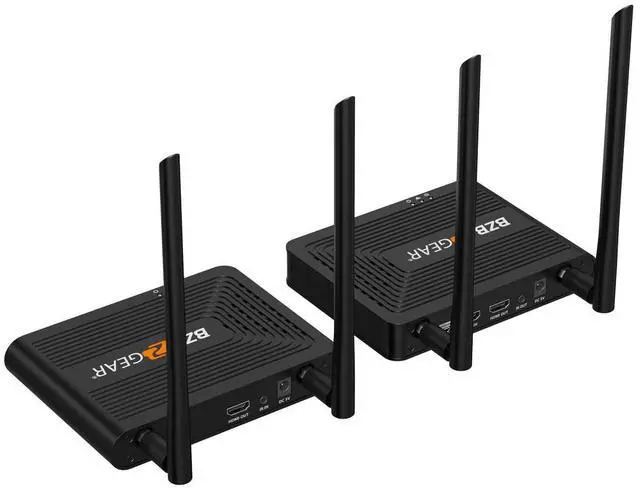Alt view image 4 of 7 - BZBGEAR 4K 60Hz UHD HDMI 2.0 Wireless Receiver/Trasmitter Extender Kit up to 164ft BG-AIR4KAST