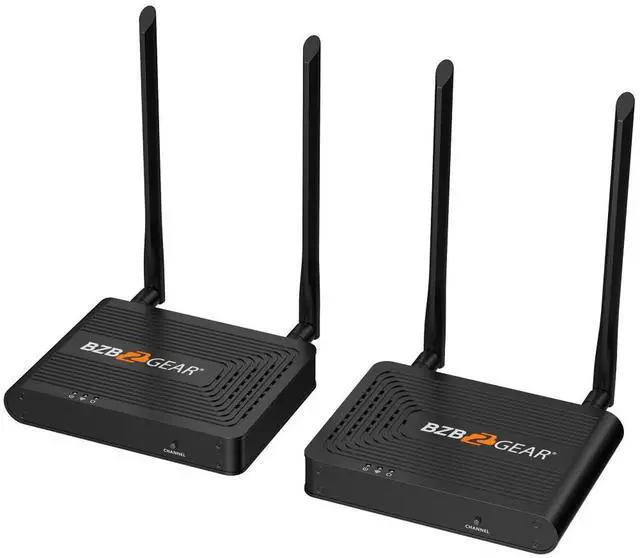 Alt view image 3 of 7 - BZBGEAR 4K 60Hz UHD HDMI 2.0 Wireless Receiver/Trasmitter Extender Kit up to 164ft BG-AIR4KAST