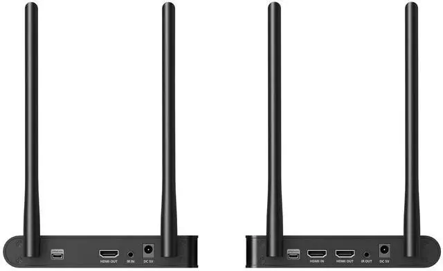 Alt view image 7 of 7 - BZBGEAR 4K 60Hz UHD HDMI 2.0 Wireless Receiver/Trasmitter Extender Kit up to 164ft BG-AIR4KAST