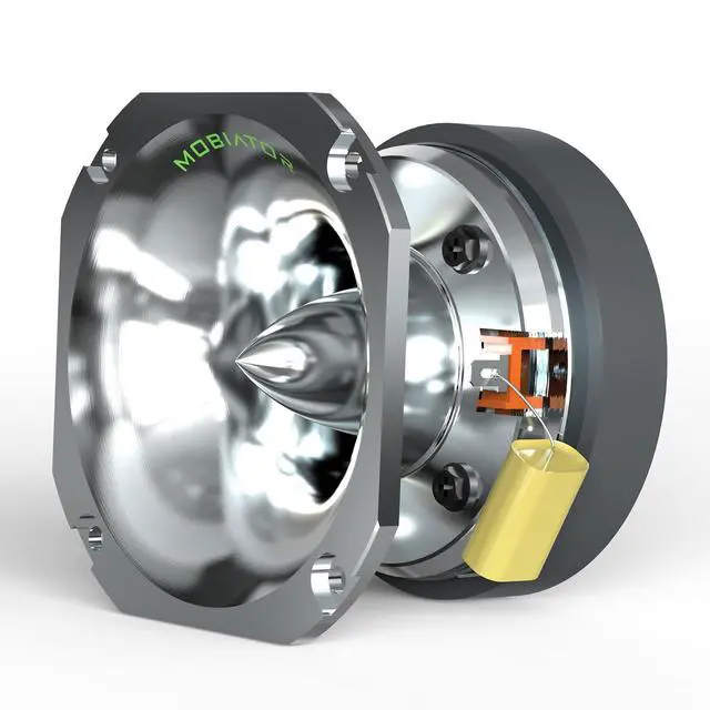 Alt view image 3 of 7 - T40HP 4.5" High Compression Hybrid Driver/Tweeter Magnet 1.5" PEI Vc 750 Watts 4-Ohm, Pro Audio, High Frequency (Pair Pack)