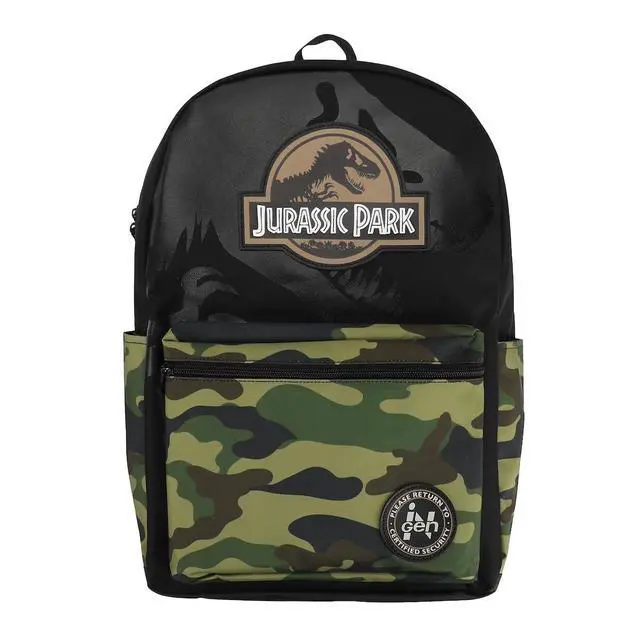 Alt view image 2 of 7 - Jurassic Park INGEN Camo 17" Backpack and Lunch Tote Set