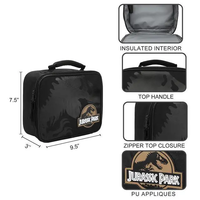 Alt view image 4 of 7 - Jurassic Park INGEN Camo 17" Backpack and Lunch Tote Set