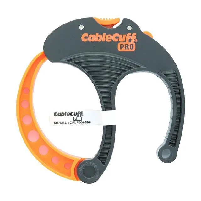 Alt view image 2 of 3 - PRO (4 Pack: 4x Large 3 Inch Diameter) Adjustable, Reusable, Cable Tie Replacements for Extension Cords or Electronics