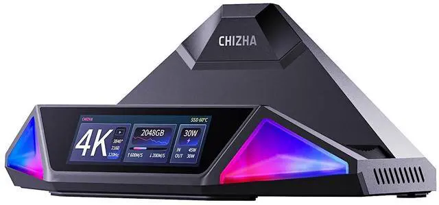 Main image of DOCKCASE & Docking Station for Steam Deck OLED/ROG Ally/Legion Go, USB-C HUB with 100W PD, Optical Audio & 4K@120Hz HDMI, Gigabit Ethernet, USB-C 3.2, USB-A 3.2/2.0, 4TB NVMe SSD Slot