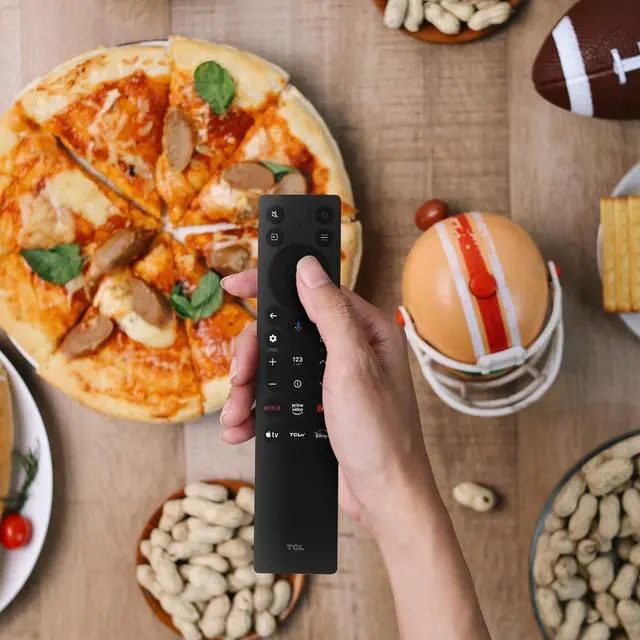 Alt view image 2 of 7 - Replacement Remote fit for TCL Google Smart TV RC923A FMB1- Fits: 50QM6K, 55QM6K, 65QM6KPRO, 75QM6KPRO, 85QM6K, 98QM6KPRO and More - Voice Control - Setup Required