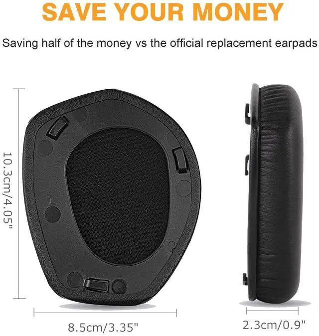 Alt view image 6 of 7 - RS 175/HDR 175/TR 175 Replacement Ear Pads Upgrade Headphones Parts, Comfortable RS175 Earpads Cushions Compatible with Sennheiser RS175/RS185/RS195/RS165, HDR175/HDR185/HDR195/HDR165/TR175 Headphones
