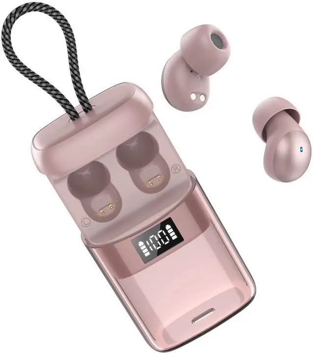 Main image of Sleep Earbuds Bluetooth 6.0 in Ear, 2026 New Mini Sleep Headphones with Sleep Monitor and APP, Sleepbuds for Side Sleepers, 48H Playtime Sleep Earphones with Personal Alarm/Small Earplugs, Rose Gold