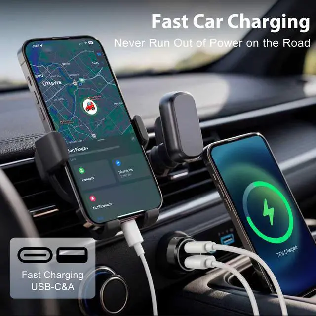 Alt view image 4 of 7 - Car GPS Tracker & Charger with Built-in Rechargeable Battery | Hidden Car Tracker for Anti-Theft & Parking Location, for Family& Fleets, No Monthly Fee, No SIM, iOS Only