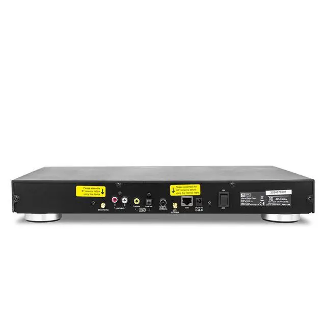Alt view image 2 of 7 - Ocean Digital WR-50 Internet Radio Tuner Component Wi-Fi, Ethernet LAN, Podcasts, Stereo Outputs to Connect Hi-Fi System, Bluetooth Receiver, USB Playback, Remote Control, 2.4" Color Display