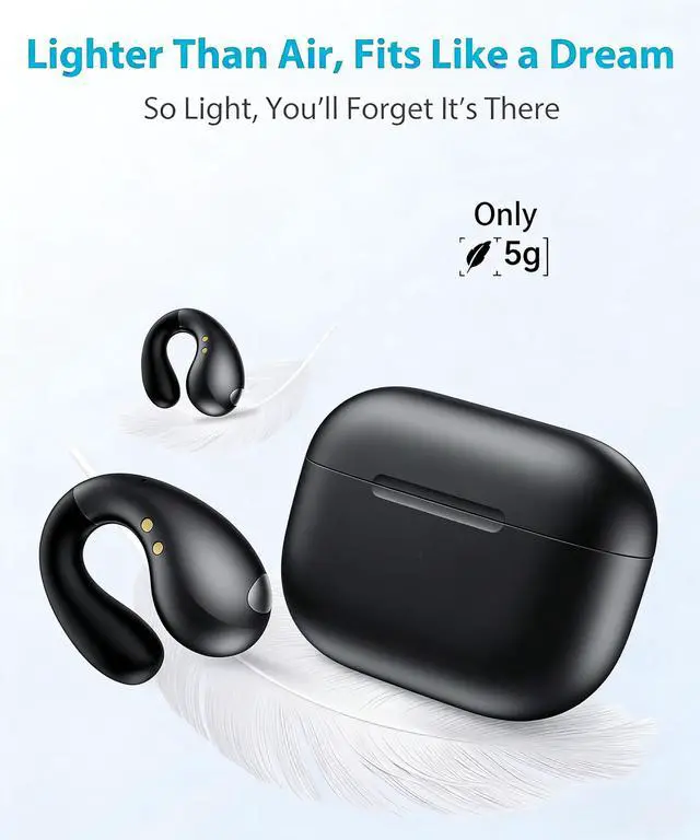Alt view image 3 of 5 - Gaming Wireless Earbuds, Low Latency Bluetooth 5.3, Deep Bass, RGB Light, Clear Calls, IPX4, for Gamer Mobile Game Music Sports